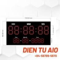 Bộ đếm giờ 121 dong ho kich thuoc lon 2