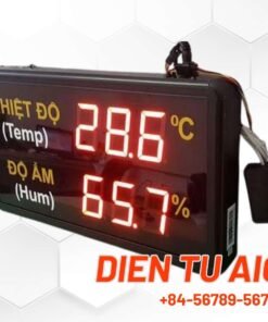 dong ho dien tu led do nhiet do va do am