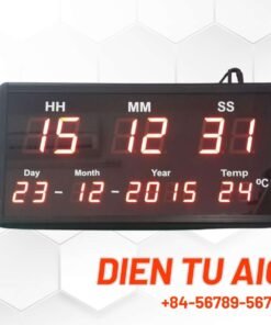 dong ho led dieu khien nhiet do