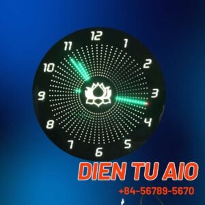Đồng hồ phòng gym 80 dong ho led ngoai troi