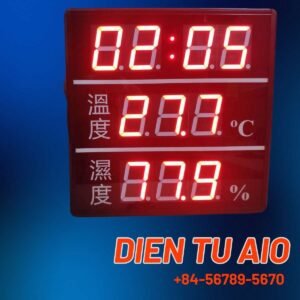 Đồng hồ phòng gym 84 dong ho led toa nha