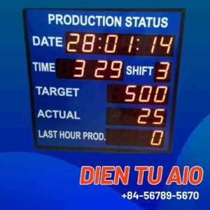 bang den led hien thi dem san pham