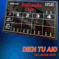 Bảng tỉ số bi da 118 bang dien tu hien thi ket qua ty so
