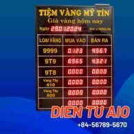 Bảng giá tiệm vàng led 115 bang gia dien tu sieu thi