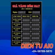Bảng giá tiệm vàng led 114 bang gia dien tu tiem vang