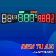 Bảng menu led 168 bang gia dien tu xang dau led