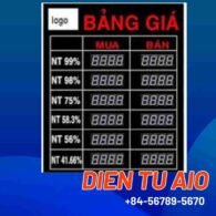 Bảng giá tiệm vàng led 111 bang gia tiem vang led