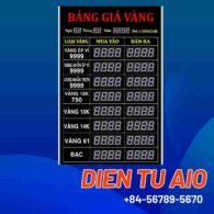 Bảng giá tiệm vàng led 106 bang hien thi gia tien led