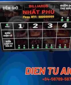 Bảng điểm bida 86 bang hien thi ket qua ty so