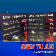 Bộ đếm counter cảm biến quang 114 bang hien thi san luong dem san pham