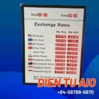 Bảng menu led 141 bang hien thi ty gia