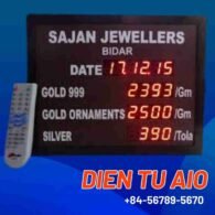 Bảng giá tiệm vàng led 102 bang led dien tu hcm