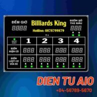 Bảng tỉ số bi da 102 bang led hien thi ket qua tran dau