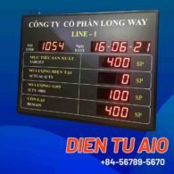 Bộ đếm counter cảm biến quang 104 bang led theo doi nang suat dem san pham