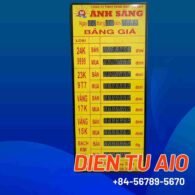 Bảng giá tiệm vàng led 100 bao gia bang quang cao dien tu