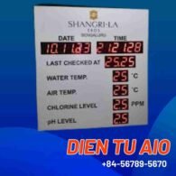 Bảng giá tiệm vàng led 96 gia tien bang led dien tu