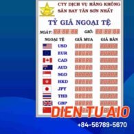 Bảng menu led 151 man hinh ghi gia dien tu