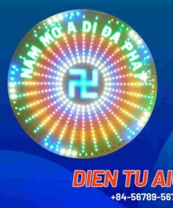 Đèn led hào quang hình chữ vạn